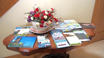 Loads of Information leaflets about local attractions and areas of interest